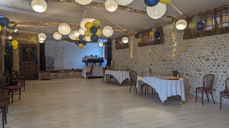 Ambiance bleu et jaune