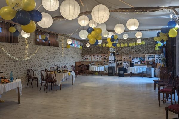 Ambiance bleu et jaune